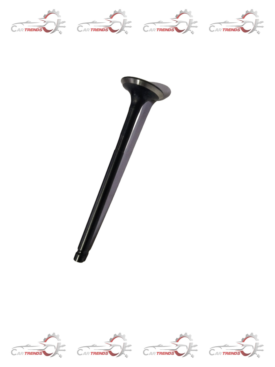 Maruti Suzuki ValveExh 12915M58R00 engine exhaust valve component for Maruti Suzuki vehicles, shown in a close-up image.