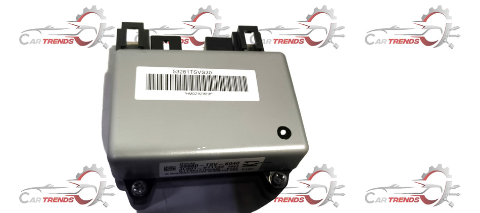Honda ECU COMP.EPS 53281TSVS30 electronic control unit, shown with visible connectors and circuitry.