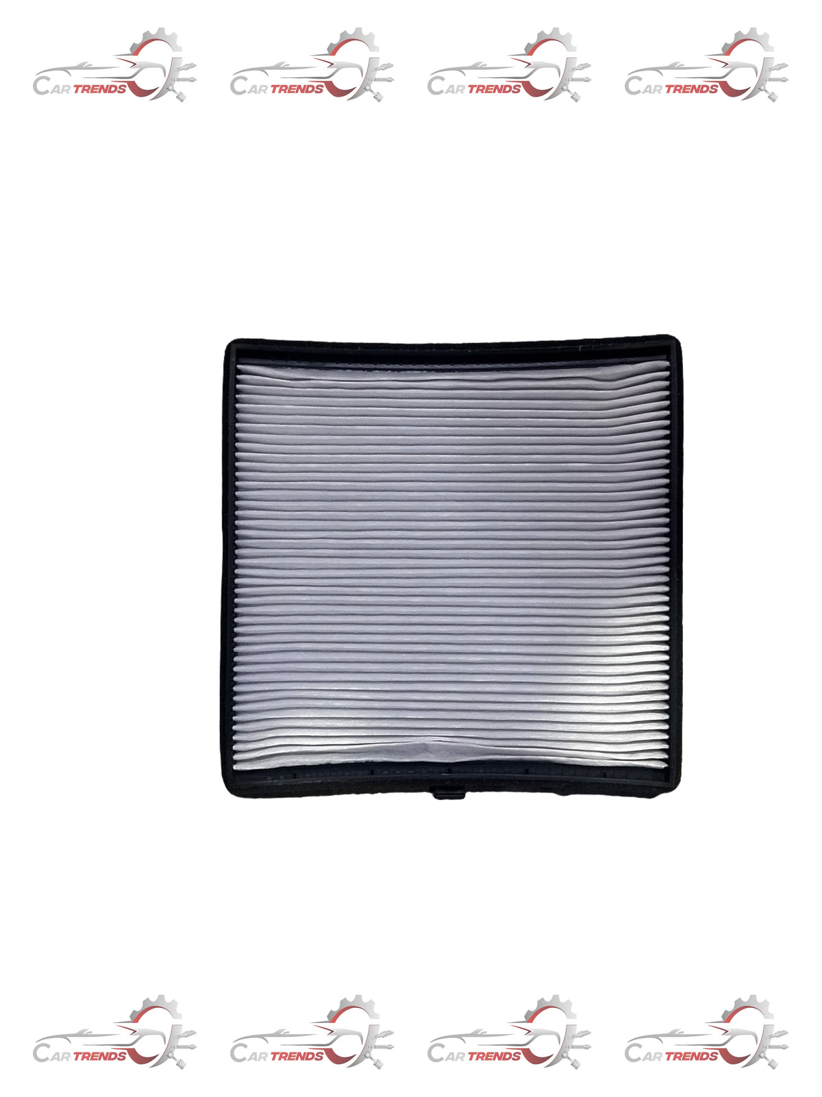 Hyundai AC filter EON/I 10 spare part showing the rectangular air filter with pleated material and plastic frame.