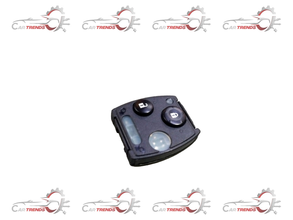 Honda keyless module assembly 72147TG2U01 showing the electronic control unit with buttons and wiring.