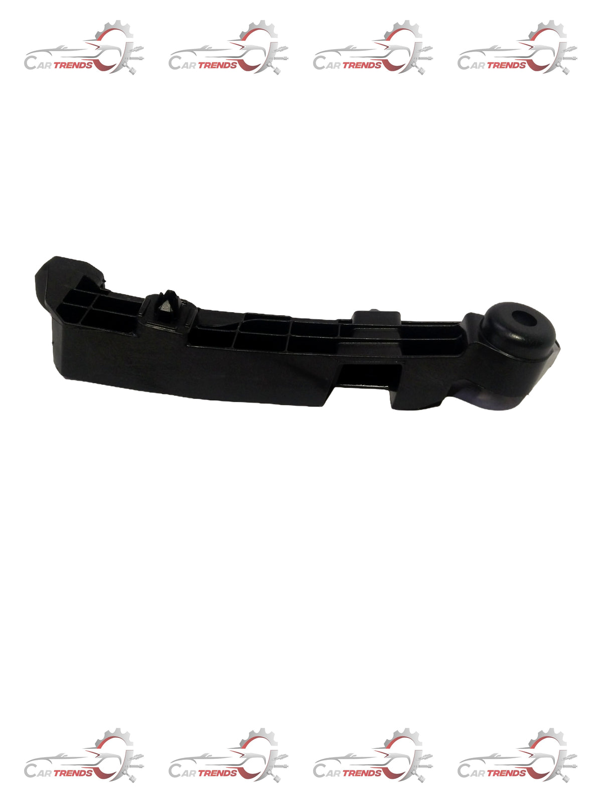 Maruti Suzuki bumper side holder for model 71732M73R00, black plastic component with mounting points, used for vehicle bumper support.
