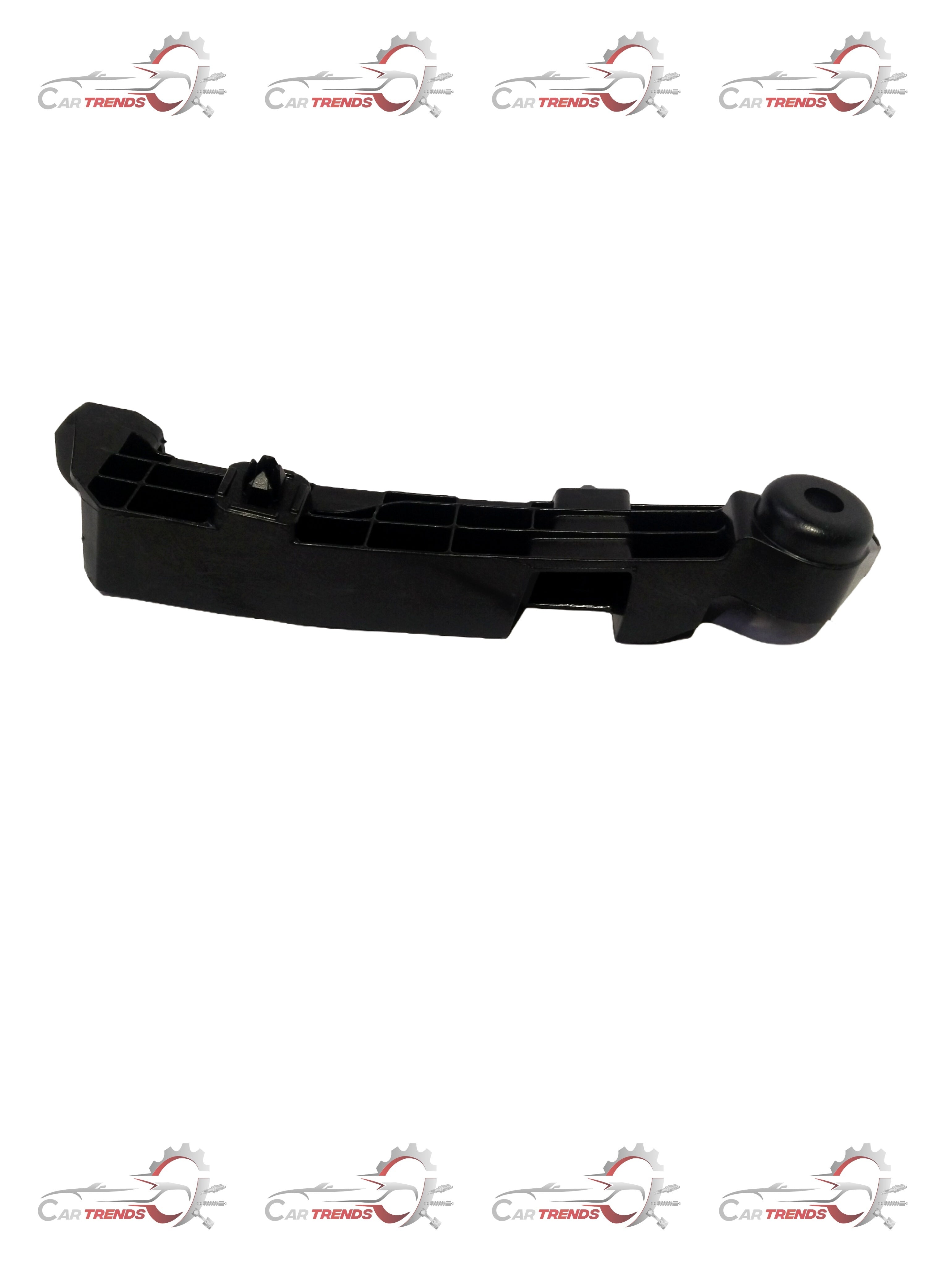 Maruti Suzuki bumper side holder for model 71732M73R00, black plastic component with mounting points, used for vehicle bumper support.