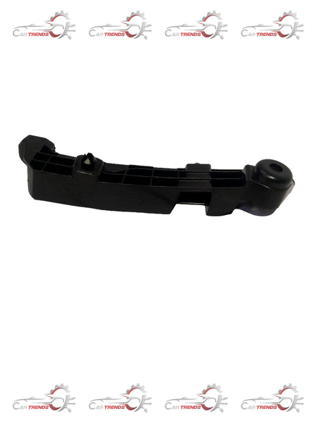Maruti Suzuki bumper side holder for model 71732M73R00, black plastic component with mounting points, used for vehicle bumper support.