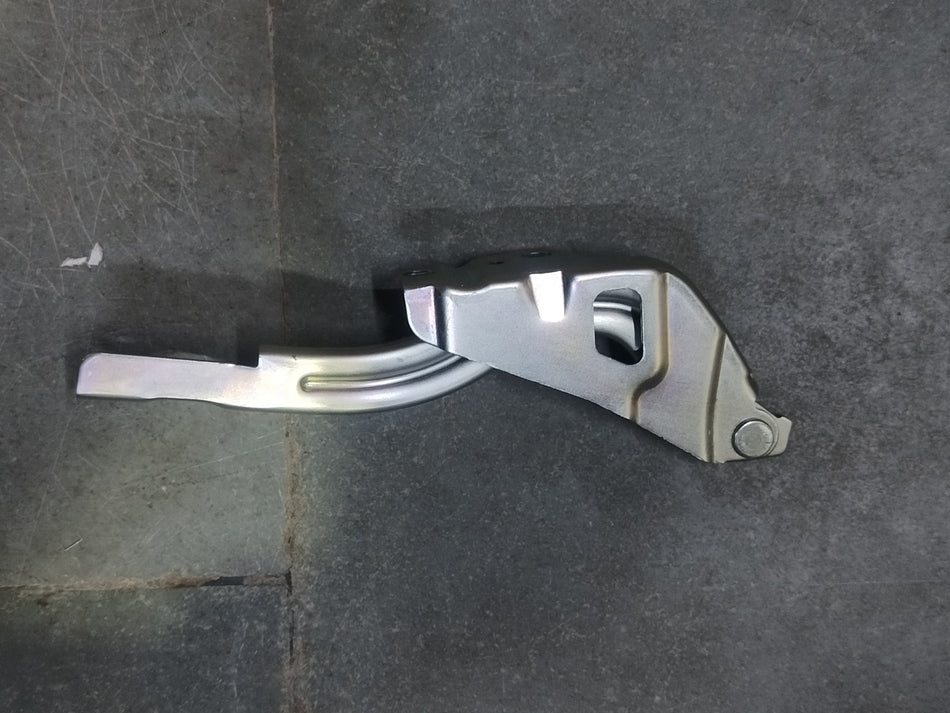 Hyundai Verna bonnet hinge, genuine Hyundai car part, shown in the image with detailed metal components.