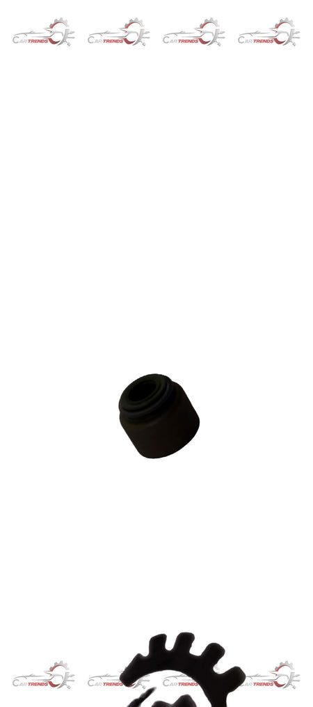 Maruti Suzuki seal valve stem 12934M68K00, close-up of the black rubber valve stem part for automotive use.