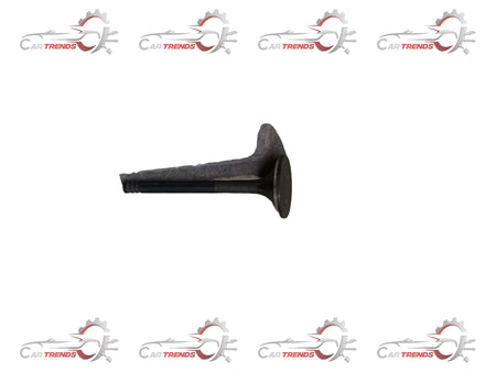 General Motors Tavera exhaust valve showing a metallic component with valve stem and seat, used in vehicle engine systems.