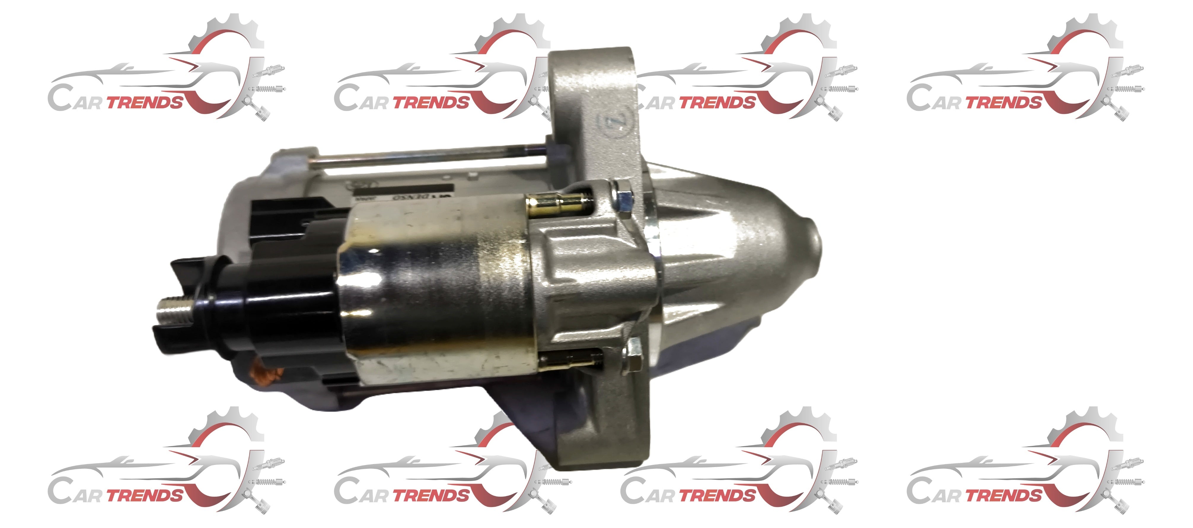 CarTrends starter motor assembly 31200RNYE01 spare part, showing the detailed electrical and metal components of the engine starter.