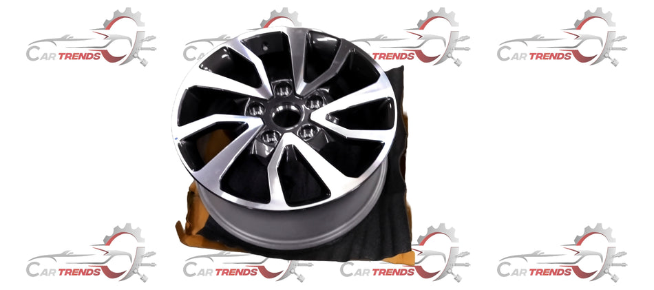 Mahindra alloy wheel rim, 7.5Jx18 UV/Bolero model, featuring a sleek silver finish and multi-spoke design.