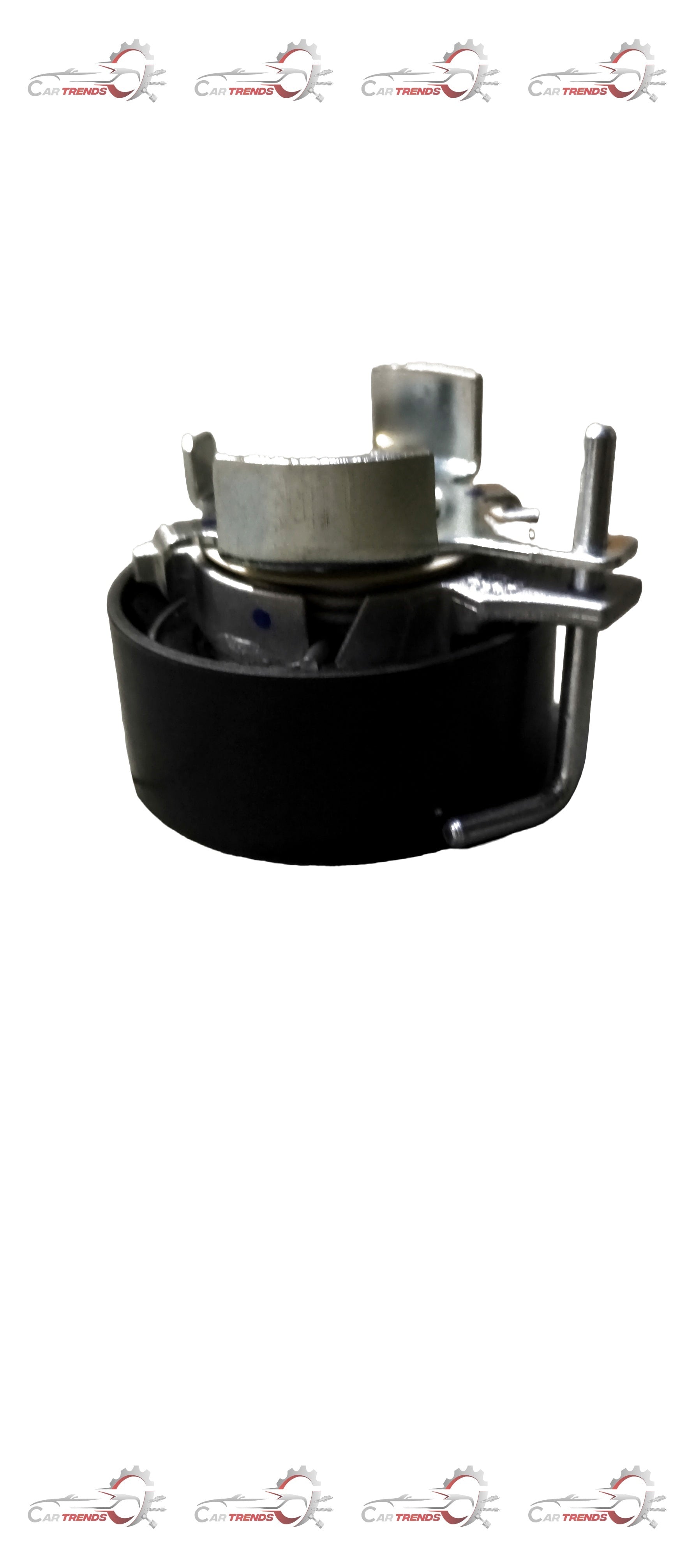 CarTrends timing belt adjuster for EcoSport BE8Z6K254A, close-up of the spare parts component showing metal and plastic details.