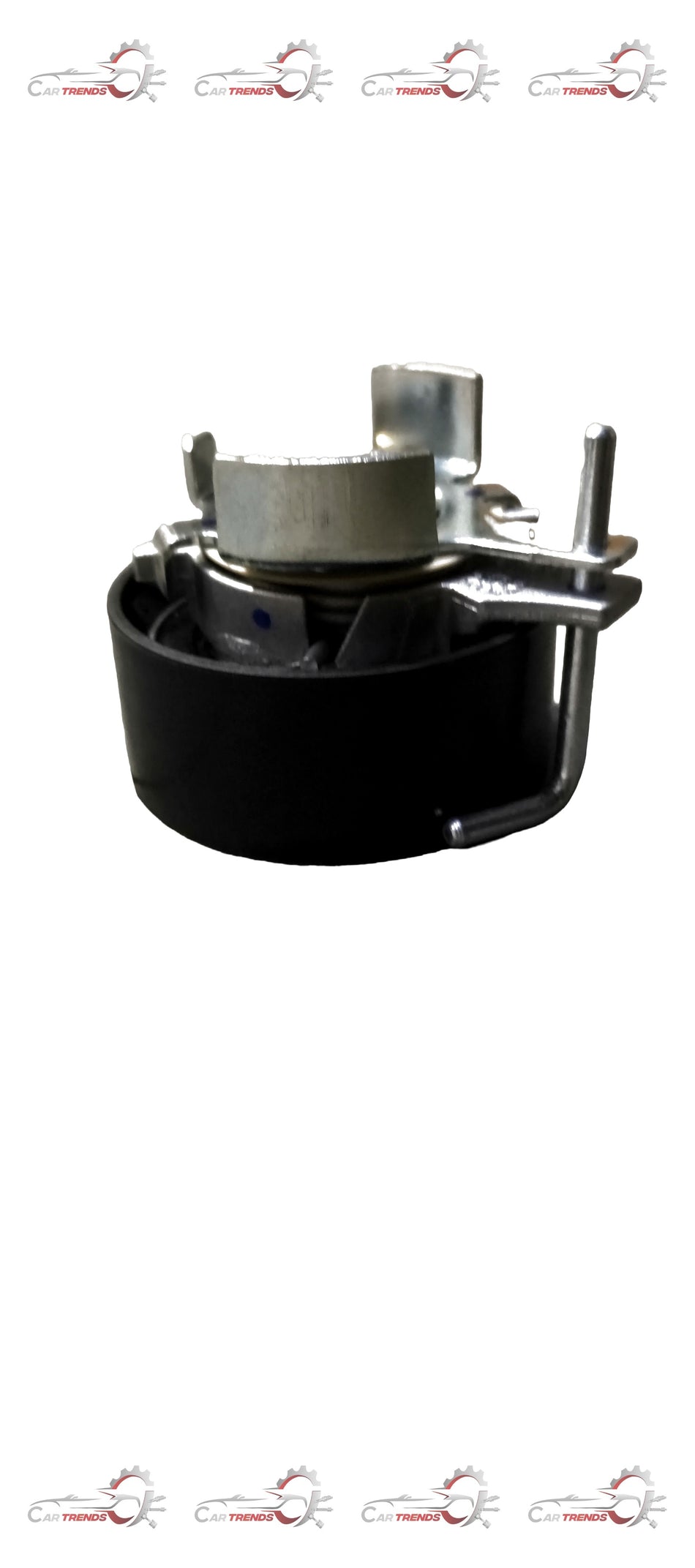 CarTrends timing belt adjuster for EcoSport BE8Z6K254A, close-up of the spare parts component showing metal and plastic details.