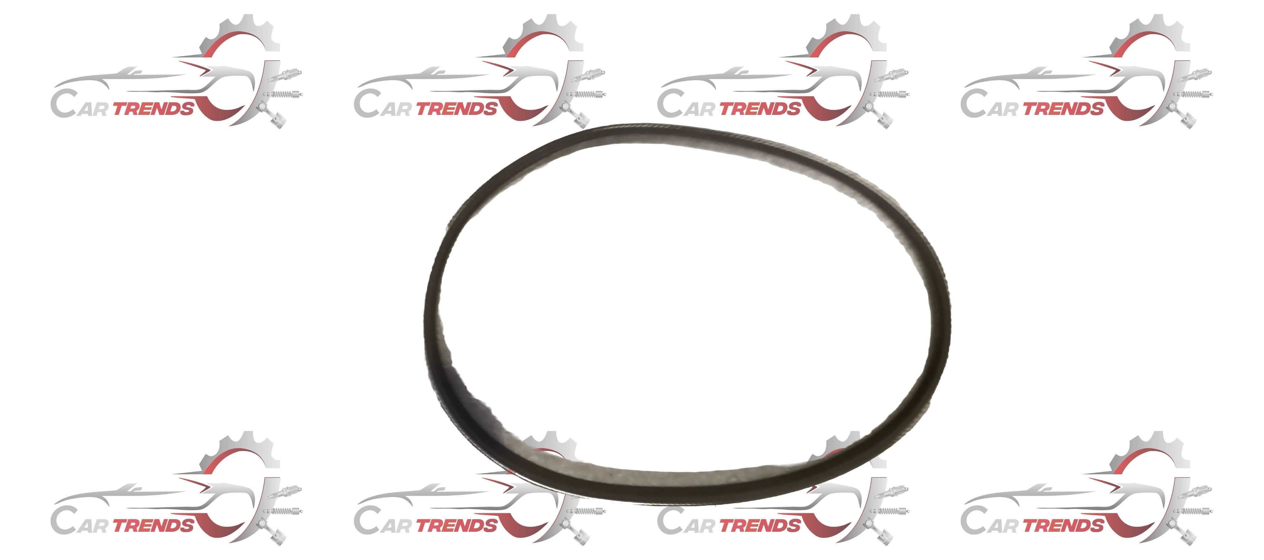 Set of four Maruti Suzuki V-belts, automotive engine belts with black rubber and ribbed design, for vehicle power transmission.