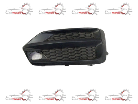 Volkswagen 8U0807152F housing part, close-up of the black plastic component with mounting details for vehicle repair.
