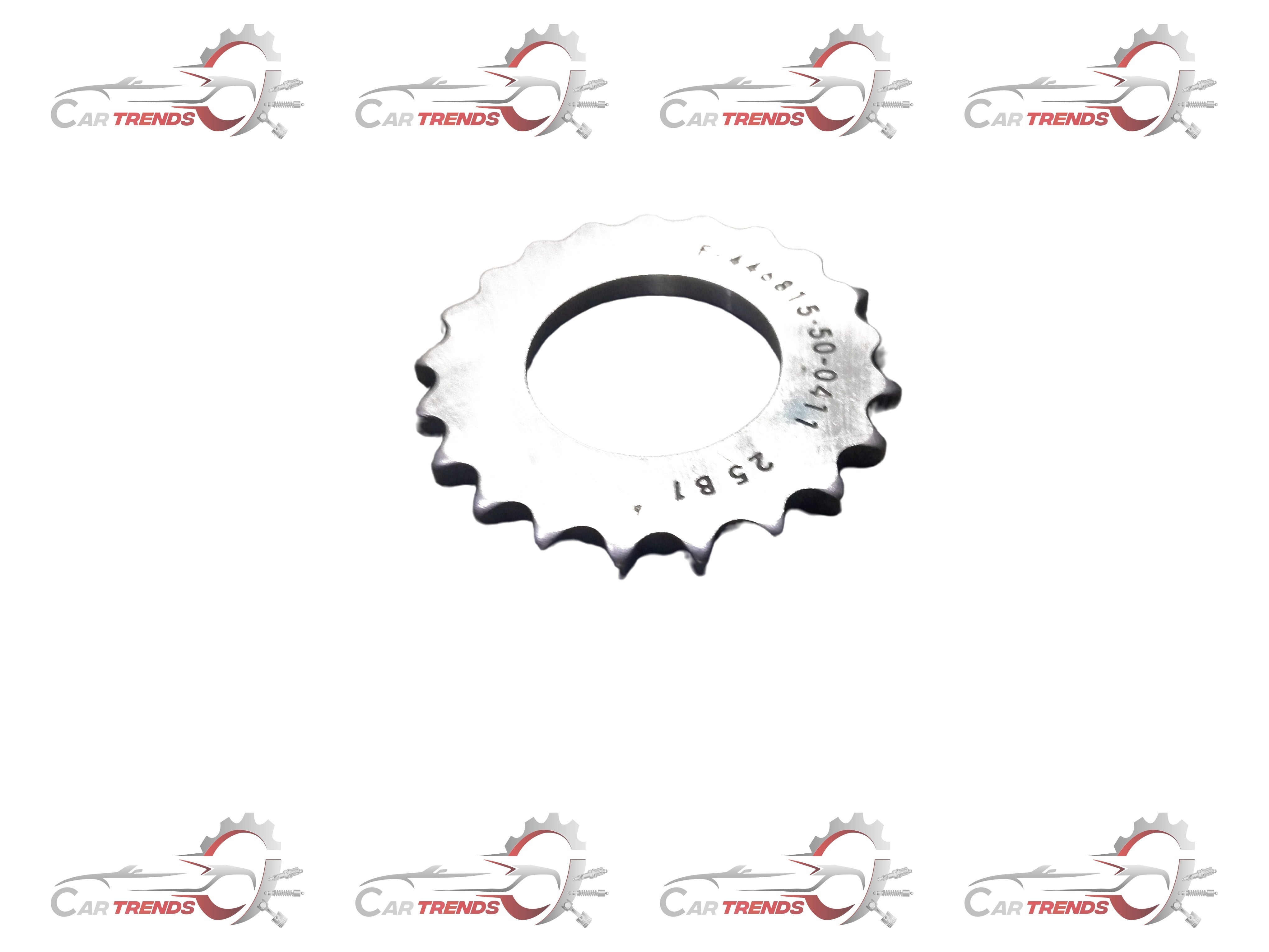 Maruti Suzuki sprocket crankshaft timing gear part, close-up view showing metal teeth and component details.