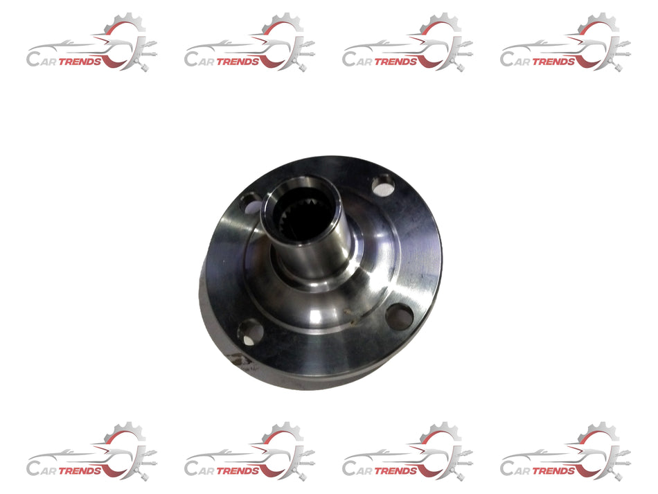 Maruti Suzuki HUBFRONT WHEEL 43421M68K00 showing a close-up of the front wheel with hub and tire assembly.