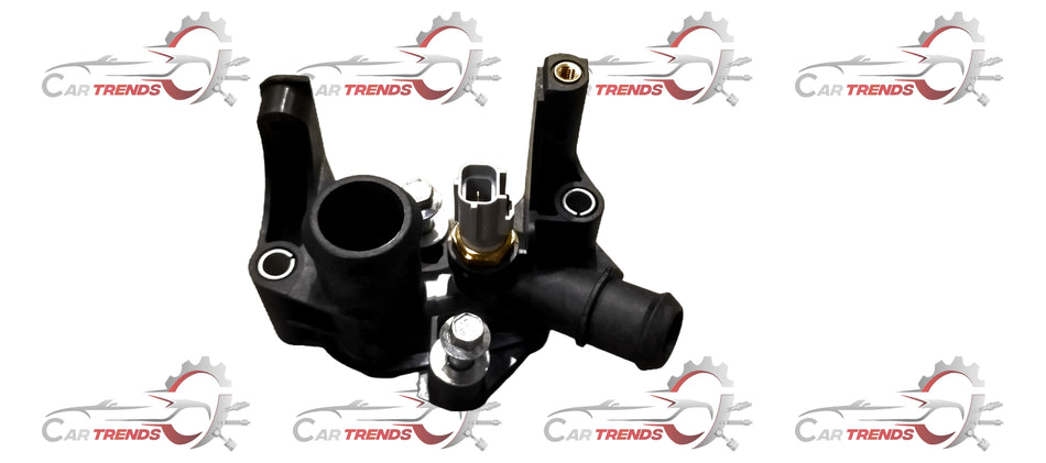 Ford Ecosport water elbow connector part, #BE8Z8K556A, showing the plastic elbow piece used in vehicle cooling or fluid systems.