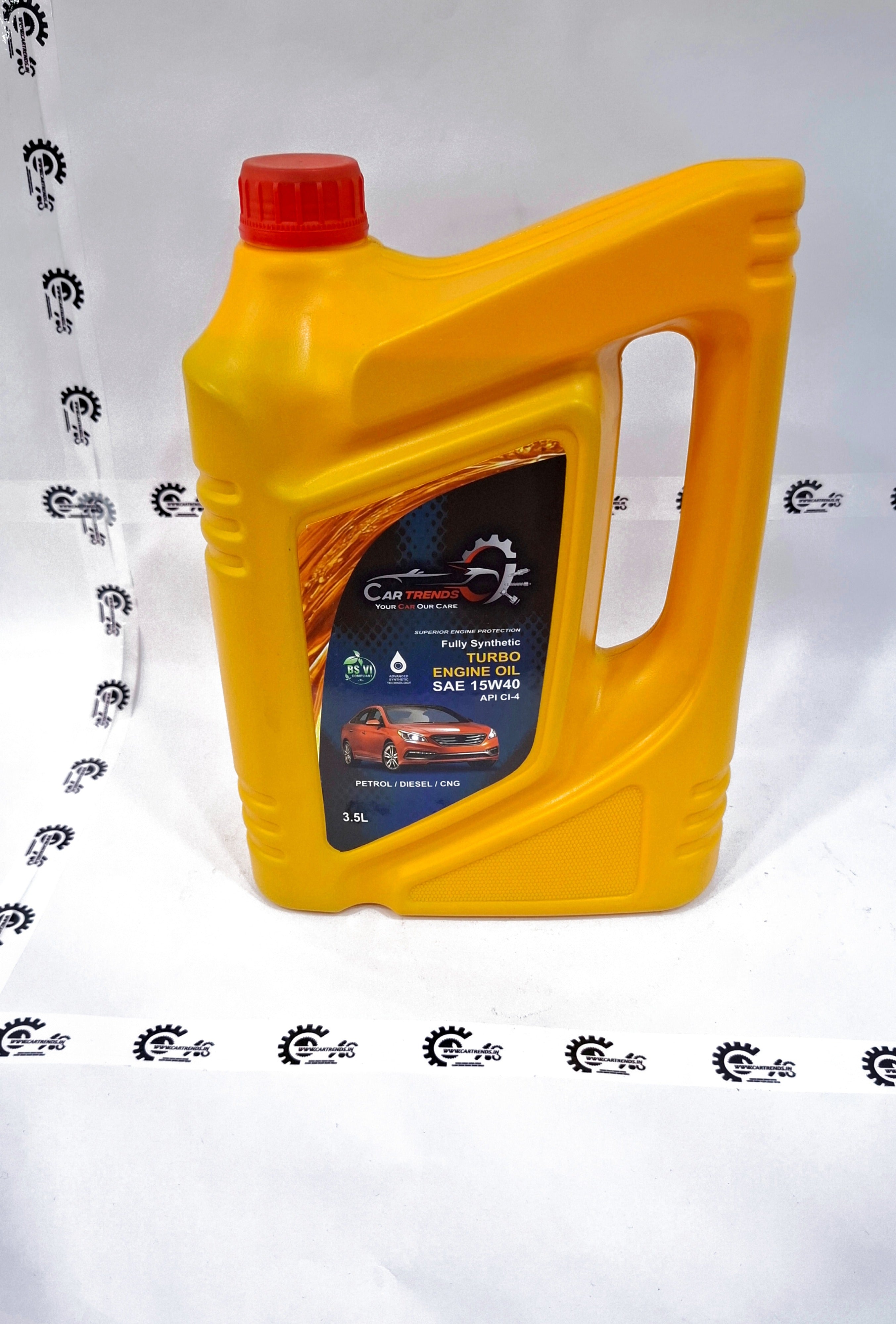 Turbo Engine Oil SAE15W40 - Front view