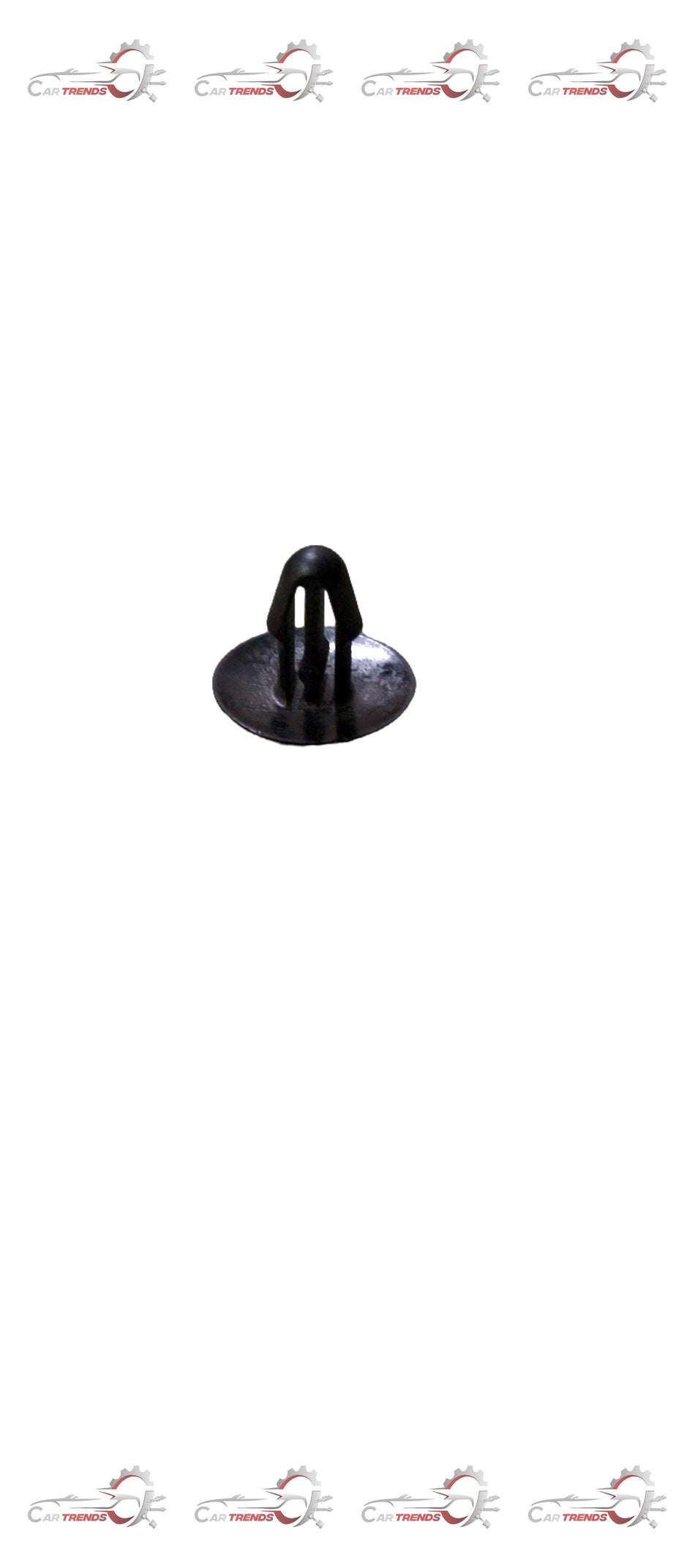 Honda CLIP.HOOD SEAL 91504TBAA01 showing the black rubber hood seal with metal clips on a white background.