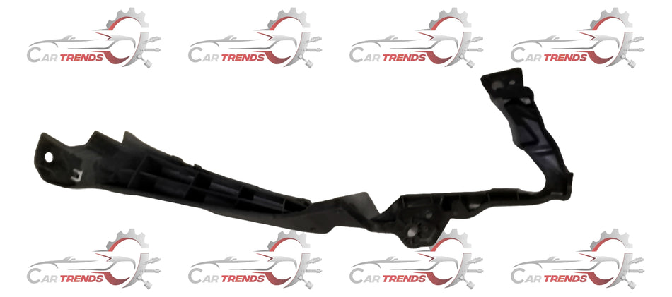 Honda Beam L. Front Bumper Upper 71190T5AJ50, close-up view showing the black plastic bumper component.