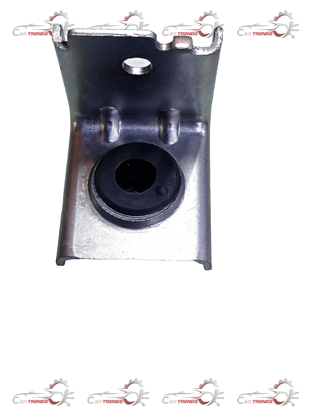 General Motors right-hand side radiator bracket for UPR models, mounted on the vehicle in this detailed automotive image.