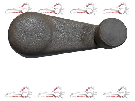 CarTrends Tavera handle regulator spare part, close-up of the black plastic component with metal attachment points.