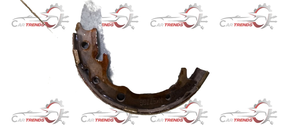 Honda CR-V petrol rear brake shoes with part number 43053S47E51, showing the brake shoe set for vehicle braking system.