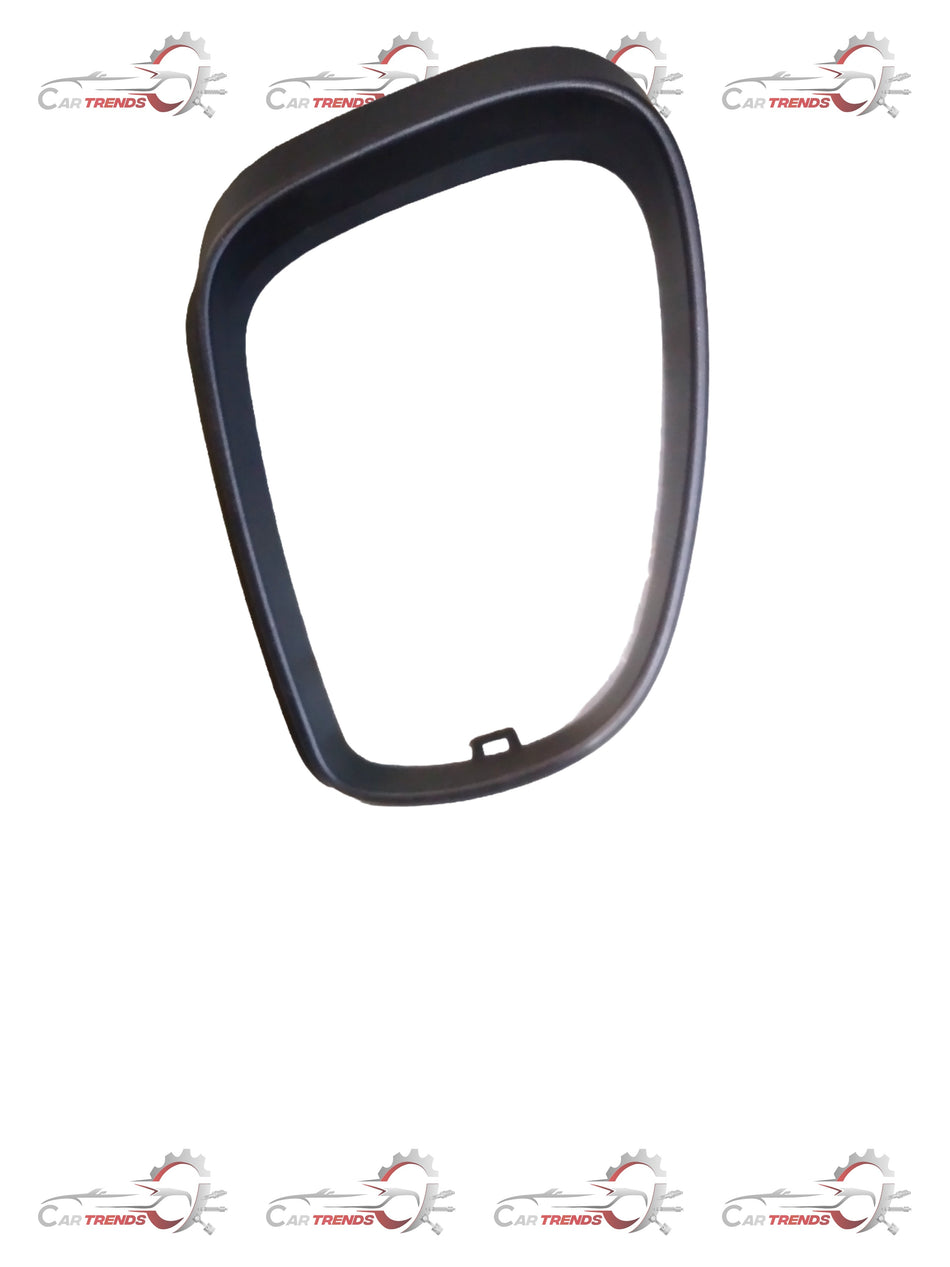 CarTrends VW mirror cover ring Fabia 5JF8575329B9, close-up view showing sleek design and fit for vehicle side mirror.