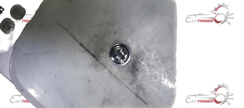 Maruti Suzuki shoe hold down retainer part 53244M75J00, close-up of the black plastic component used to secure footwear in vehicles