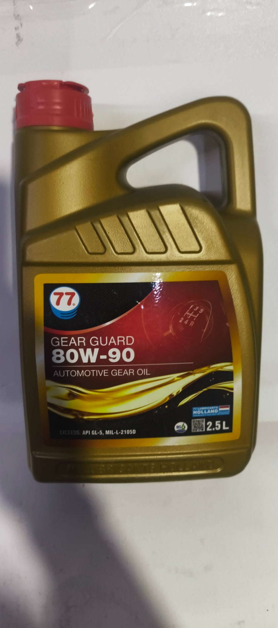 77 LUBRICANTS 67709-GEAR GUARD 80W90 GL-5 2.5*6 77LUB67709 - Front view