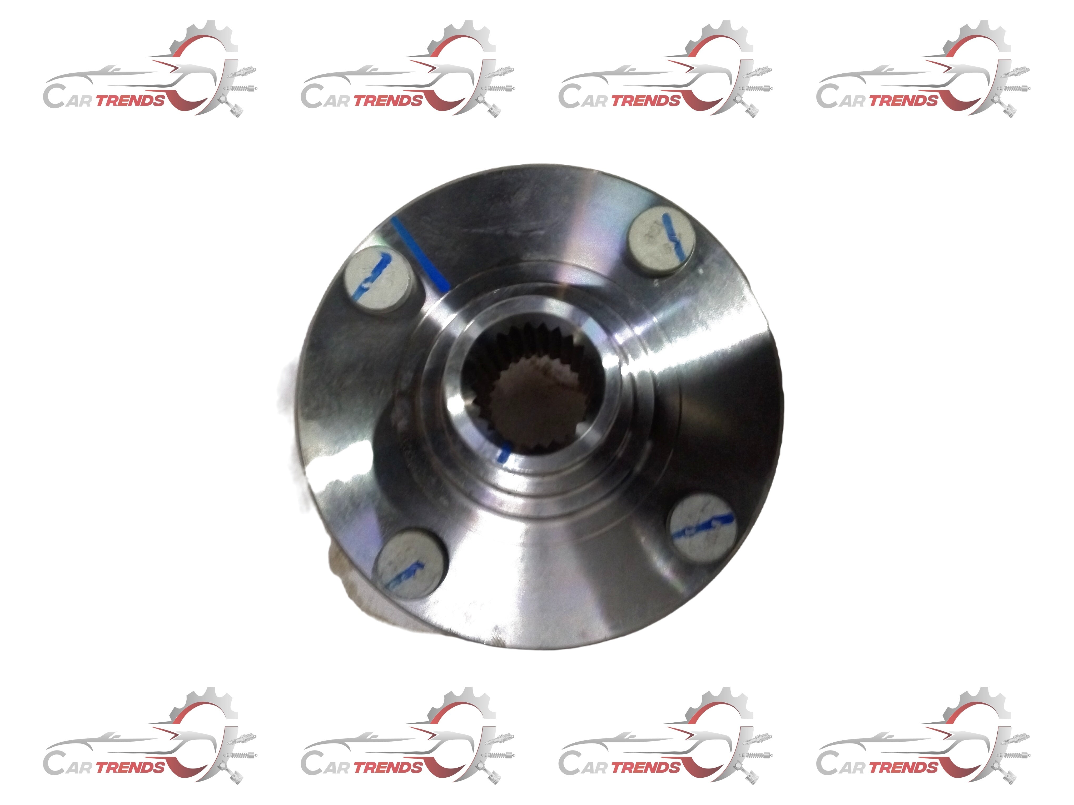 Front wheel hub for Ford vehicle, part number 5N1Z1104A, with visible metallic hub and mounting points.