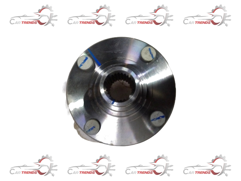 Ford Figo front wheel hub assembly 5N1Z1104A showing the metal hub with mounting points and wheel attachment area