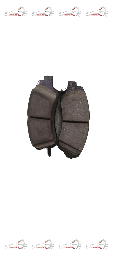 CarTrends front brake pad, XCENT spare parts, showing metal backing and friction surface for vehicle braking system.