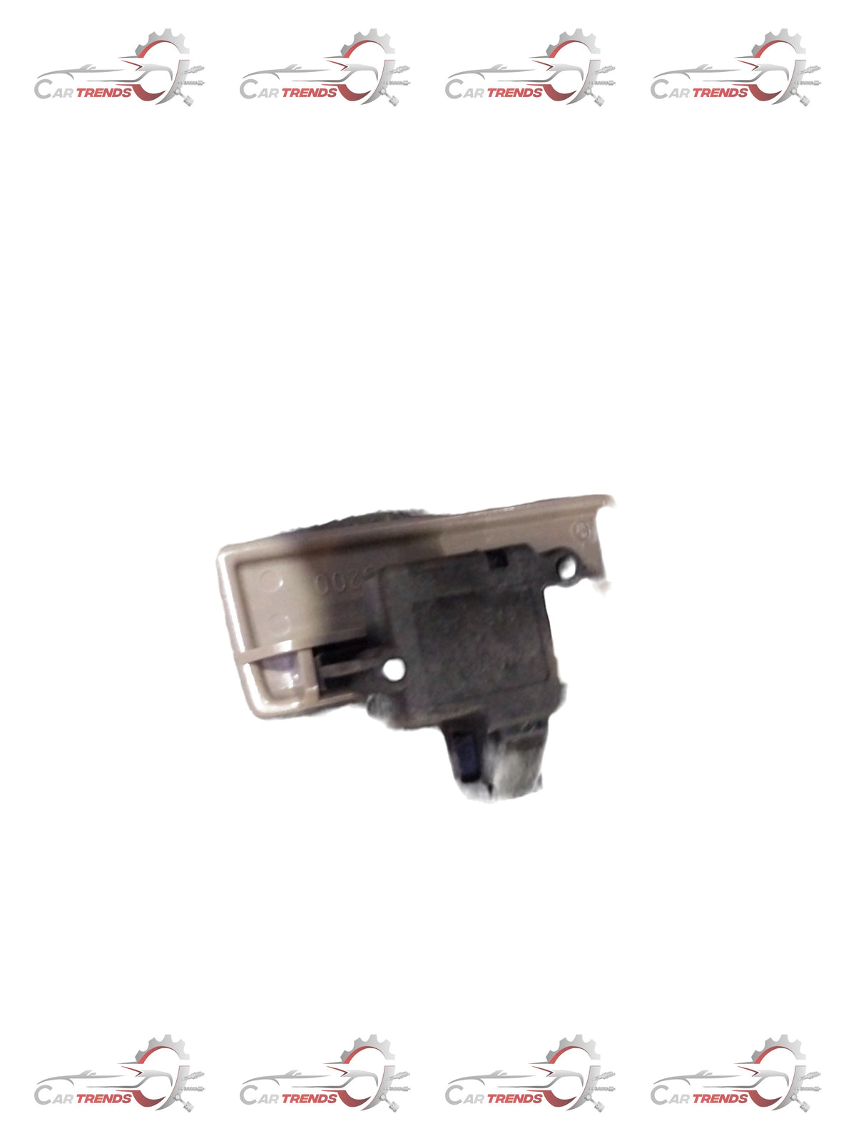 Maruti Suzuki beige lock grove box with key, compact storage for vehicle accessories or small items.
