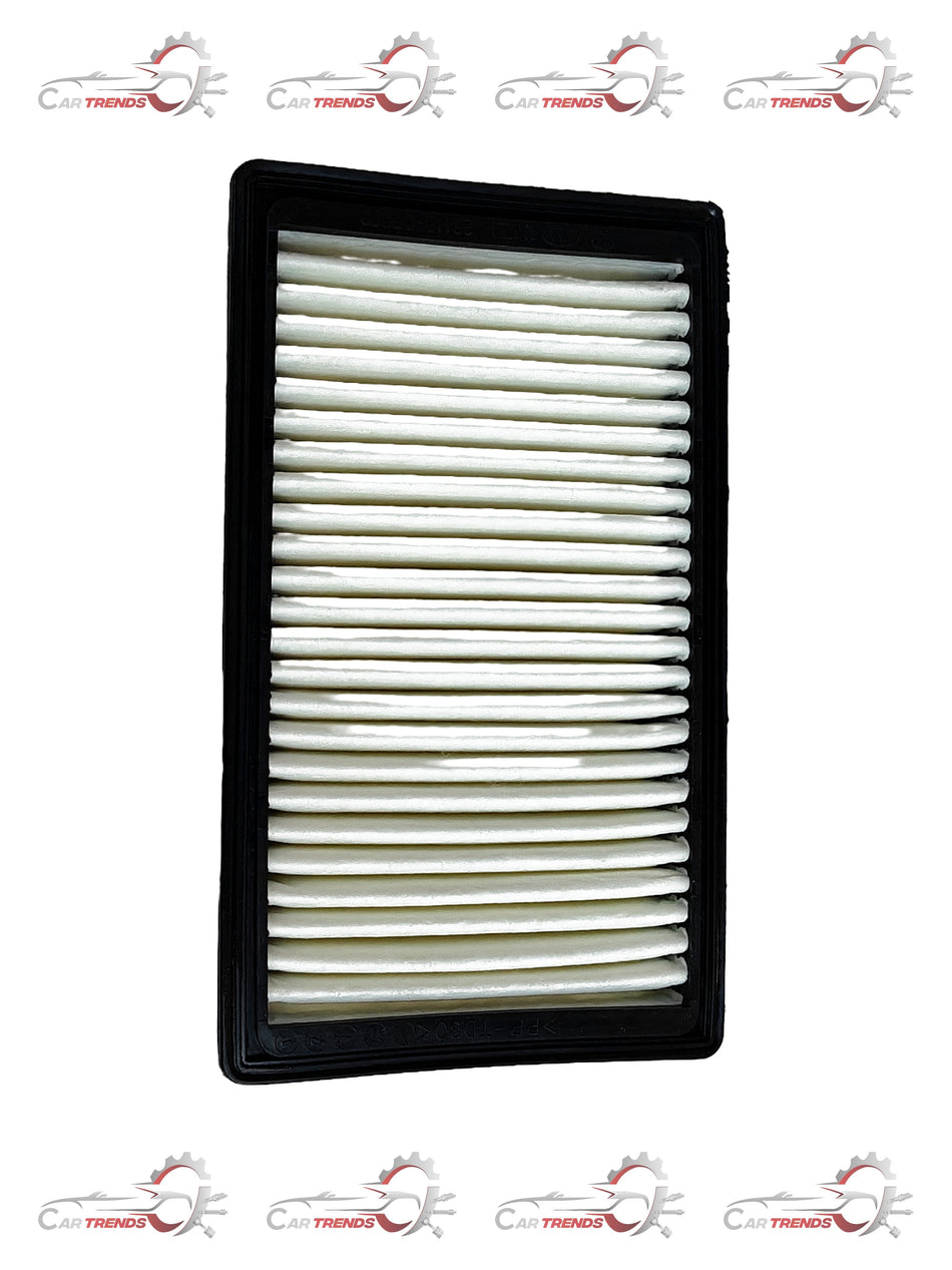 Hyundai I20 Elite air filter cleaner by CarTrends, featuring a clean, well-maintained air filter for optimal engine performance.