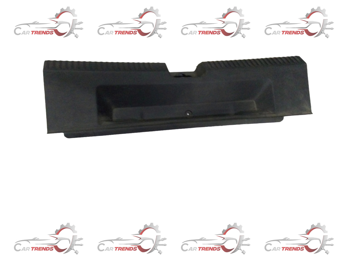 Volkswagen Cover 6RF863459A82V, black protective car cover for Volkswagen vehicles, shown draped over vehicle.