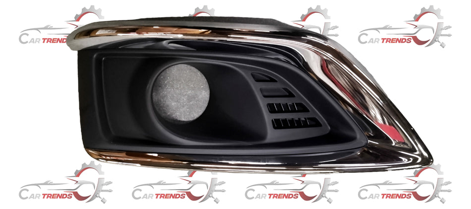 Maruti Suzuki front fog lamp bezel L 71760M82R10C48, close-up of the black plastic fog lamp surround for vehicle front lighting.