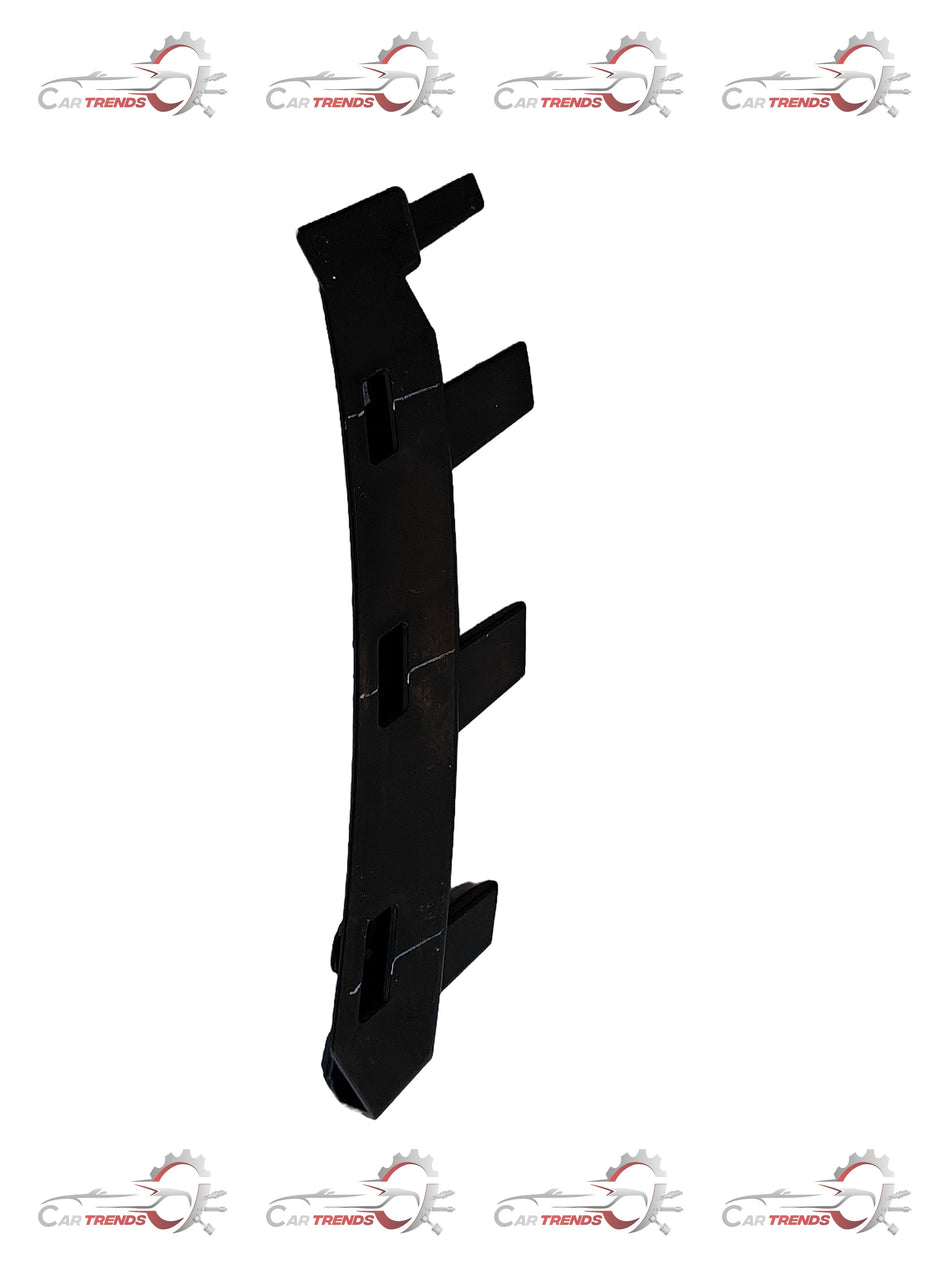 Hyundai Grand i10 front bumper bracket LH side, part number 86553B4500, showing the metal mounting bracket for bumper support.
