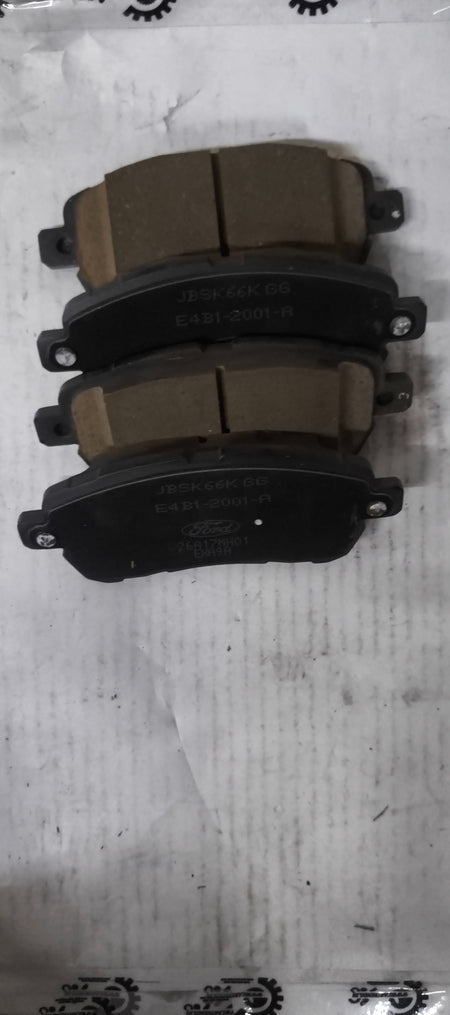 CarTrends BRAKE PAD FIGO ASPIRE FRONT  E4BZ2001A E4BZ2001A - Front view