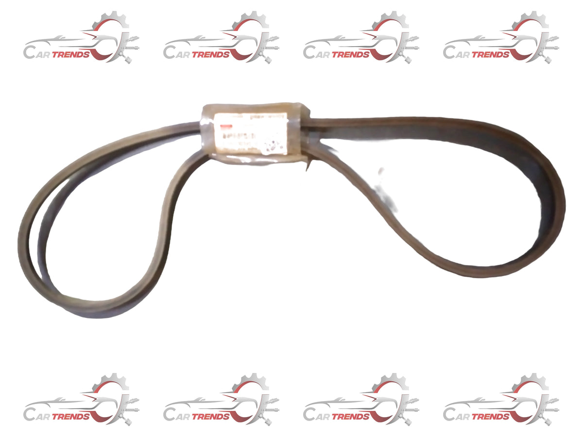 General Motors T94450395 belt for vehicle engine, showing a close-up of the black rubber belt with metal tensioner in the image.