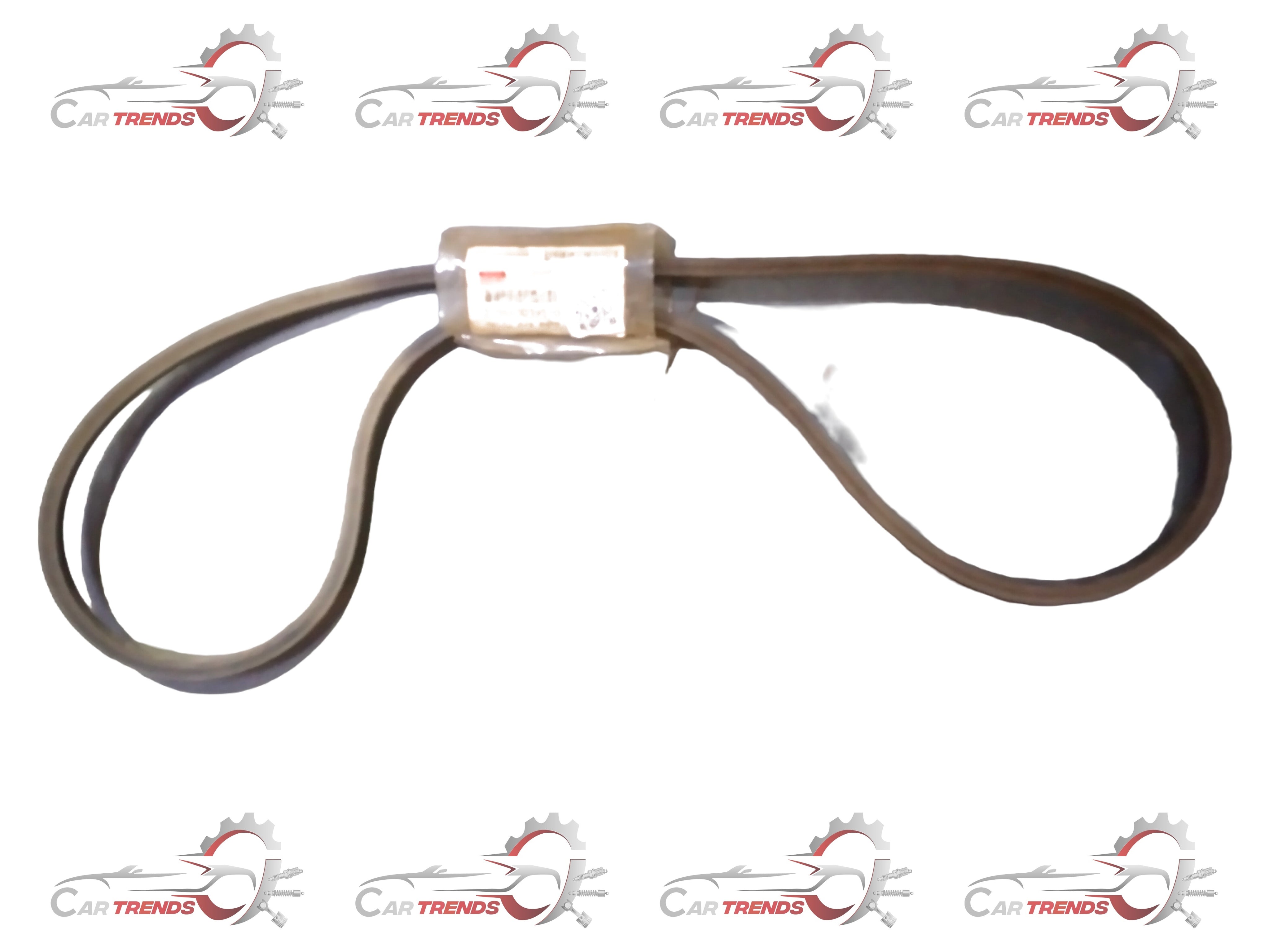 General Motors T94450395 belt for vehicle engine, showing a close-up of the black rubber belt with metal tensioner in the image.