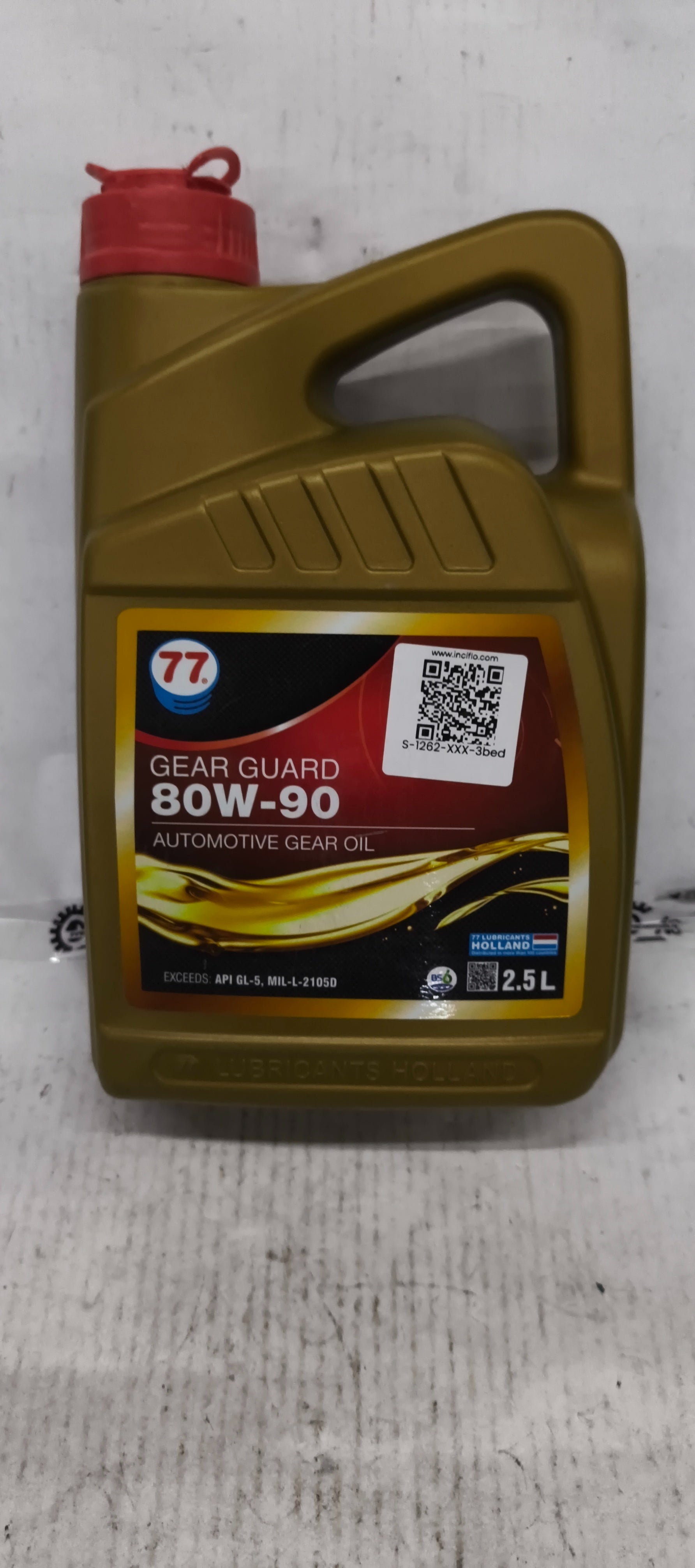 77 LUBRICANTS 67709-GEAR GUARD 80W90 GL-5 2.5*6 77LUB67709 - Front view