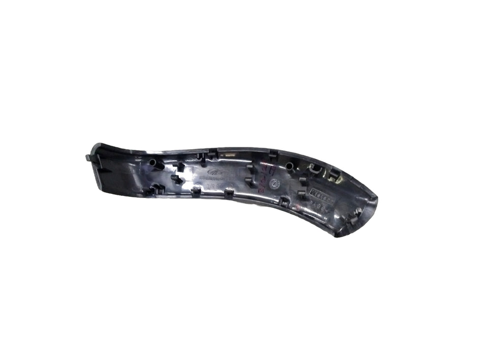 Mahindra Scorpio outer right rear grab handle in black, showing close-up of textured surface and mounting points.