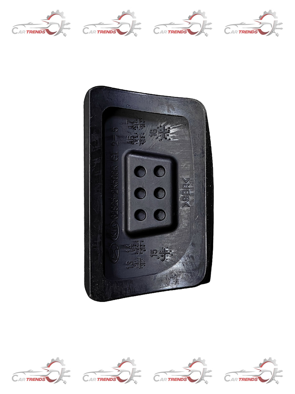 Hyundai Aura pedal pad, black rubber footrest for accelerator and brake, designed for Hyundai Aura vehicle.