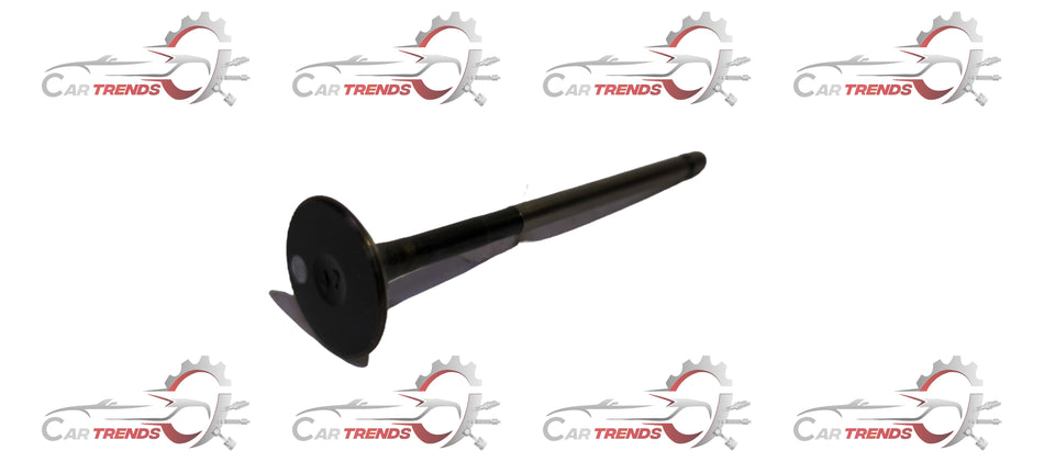 Maruti Suzuki valve exhaust part 12915M68PB1, metallic component with detailed markings, for vehicle engine application