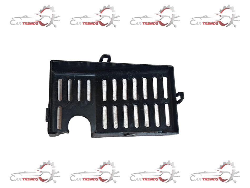 CarTrends Fuse Box Cover Enjoy J23871087 spare part, showing a black plastic cover designed for vehicle fuse box protection.