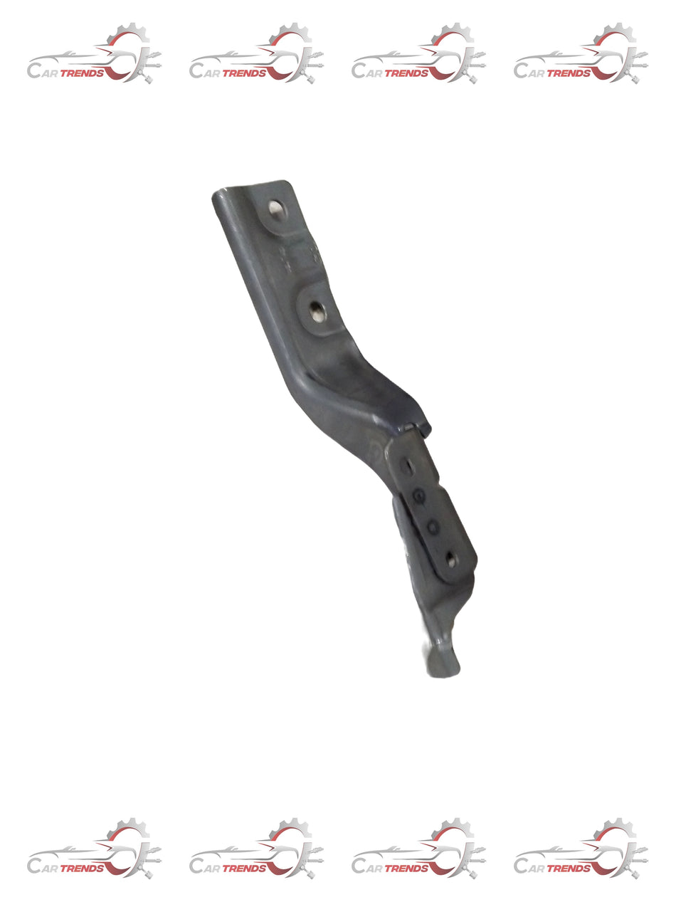 Maruti Suzuki hinge component for front hood, showing the metallic hinge part with mounting points and bolts.