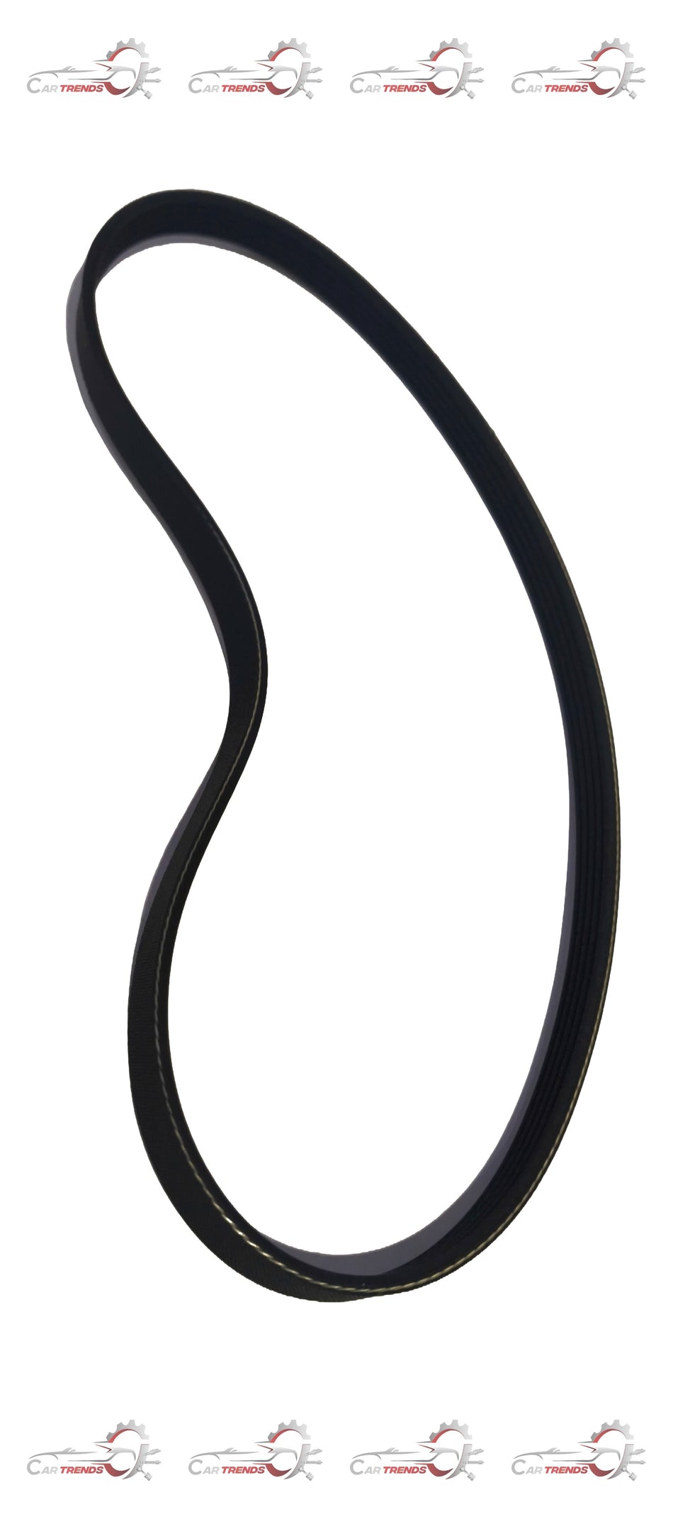 Maruti Suzuki water pump belt for Baleno, engine part with black rubber and metal components, shown in detailed close-up image.