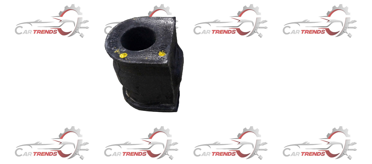 CarTrends Mount Stabilizer Bar 42431M55R00 spare part, close-up view of the black metal stabilizer bar for vehicle suspension.