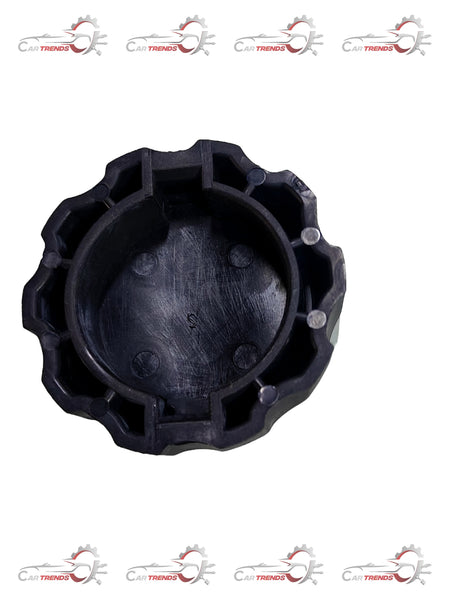 General Motors CAP Reservoir Spark J96408235, automotive engine component with black plastic cap and reservoir body.