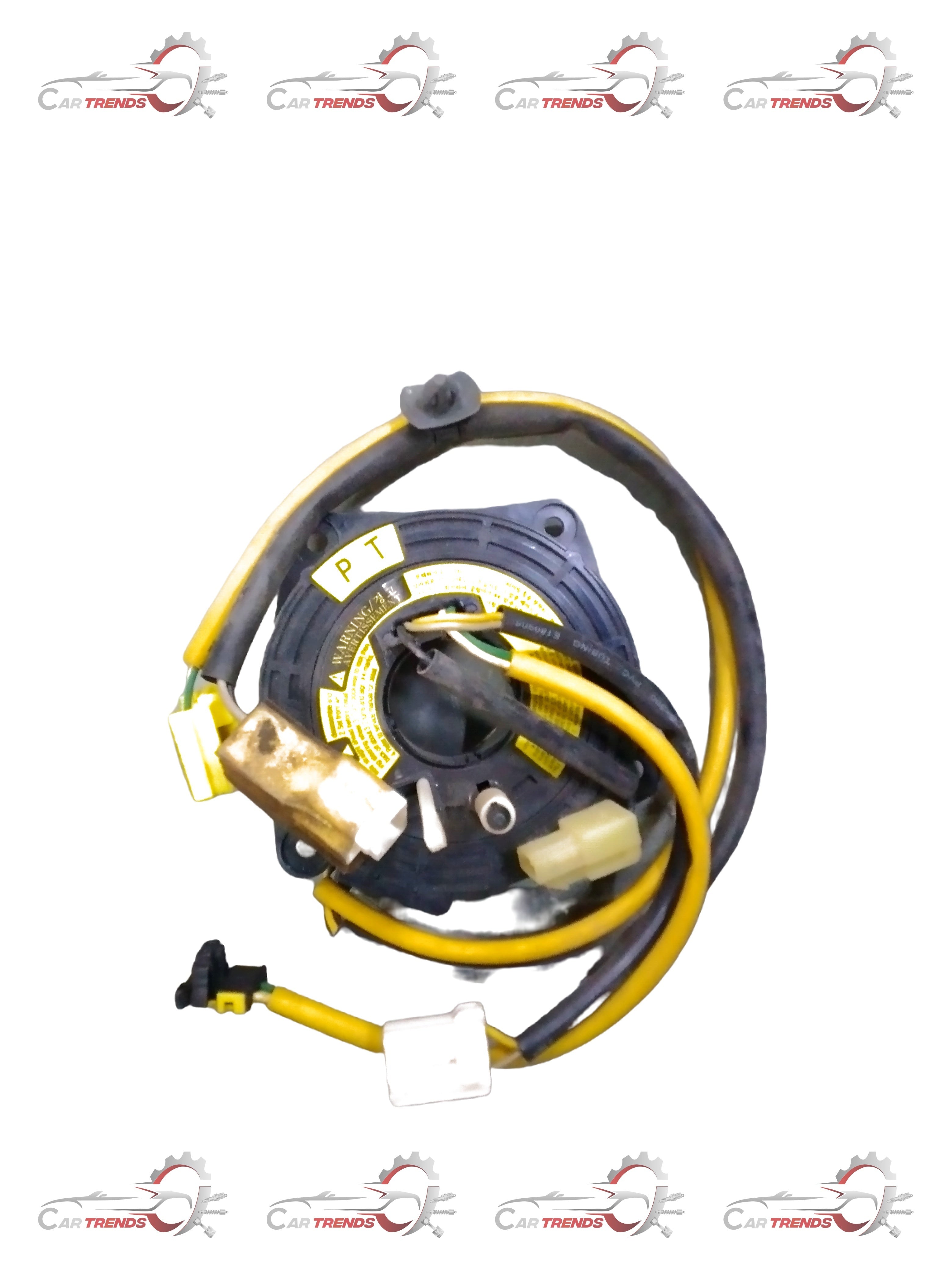 CarTrends Chevrolet steering ribbon spare part, close-up view showing detailed wiring and connectors for vehicle steering system.