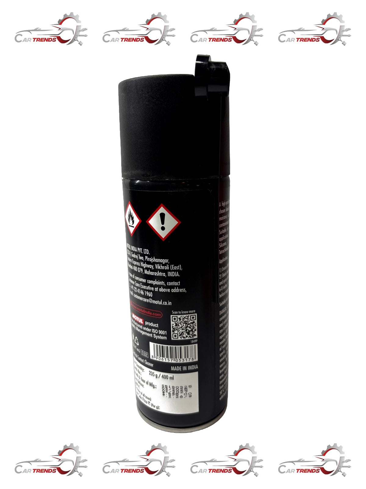 ELECTRICAL CONTACT CLEANER ELECTRICAL CONTACT CLEANER - Back view